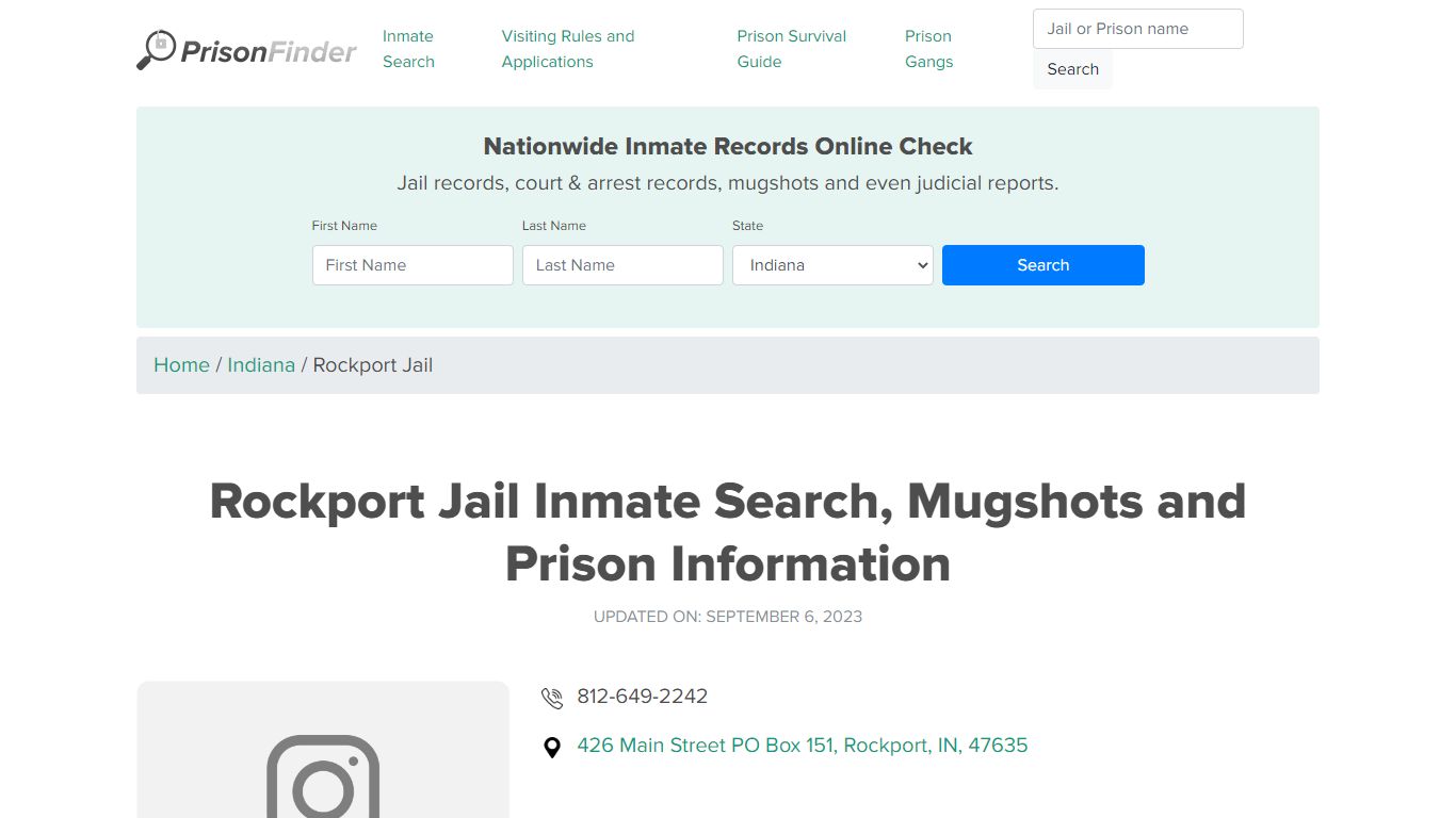 Rockport Jail Inmate Search, Mugshots and Prison Information